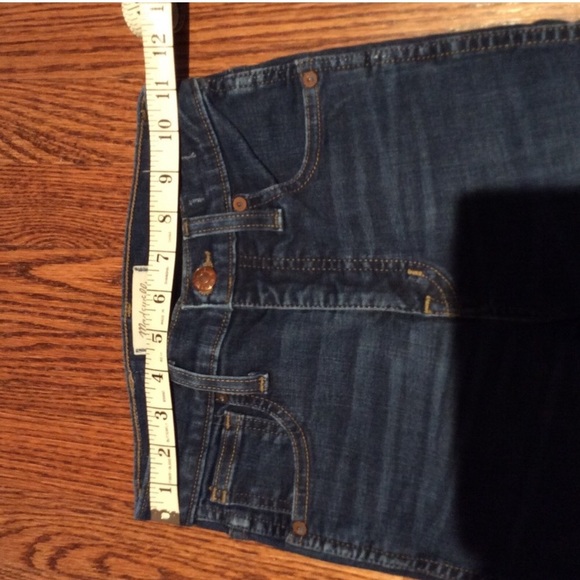 Madewell 10” High-Rise Skinny Jean Hayes Dark Blue - Picture 4 of 9